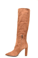 ninalilou Boots Color: Brown Material: chamois : 100%
