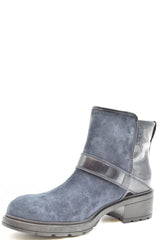 Hogan Bootie Color: Blue Material: chamois : 50%, leather : 50%