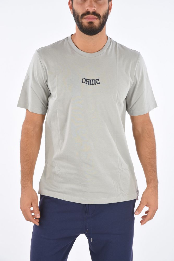 Cotton SELF-ENCLOSED Crew-neck T-Shirt