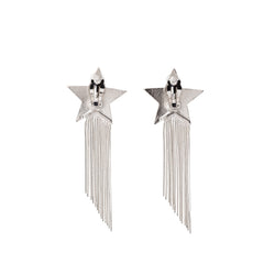 Palladium crystal Earring