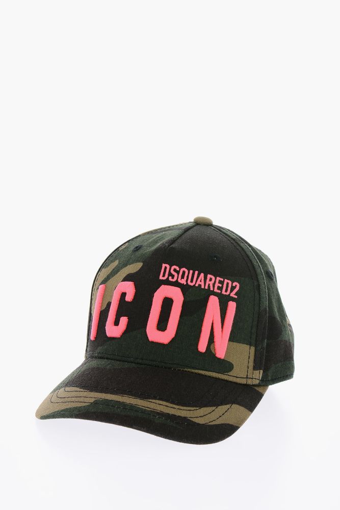 ICON Camouflage Cap with Fluo Logo