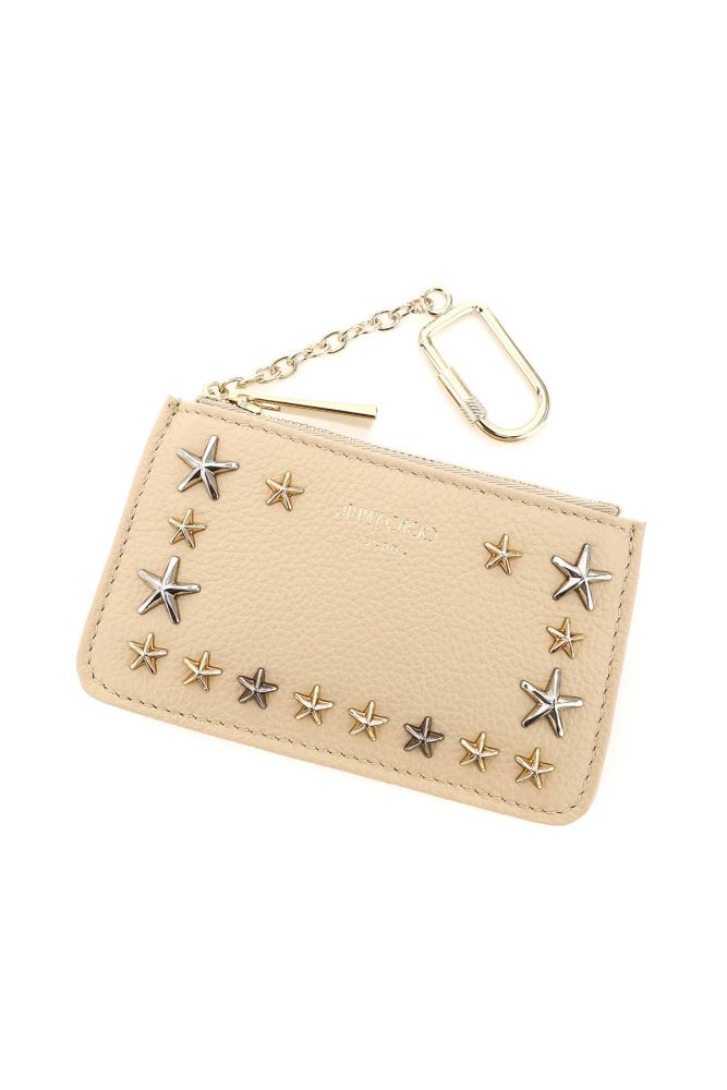 NANCY KEY RING POUCH STAR STUDS