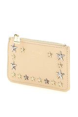 NANCY KEY RING POUCH STAR STUDS