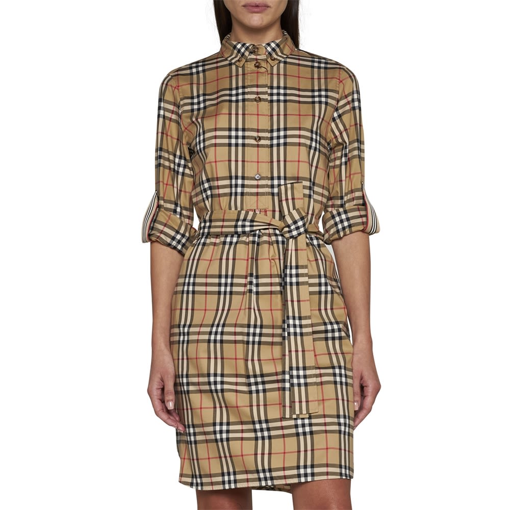 Archive beige ip check Dress