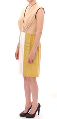 FILOS Multicolor Silk Sheath Dress Sleeveless