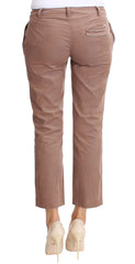 Costume National Brown Cropped Corduroys Pants
