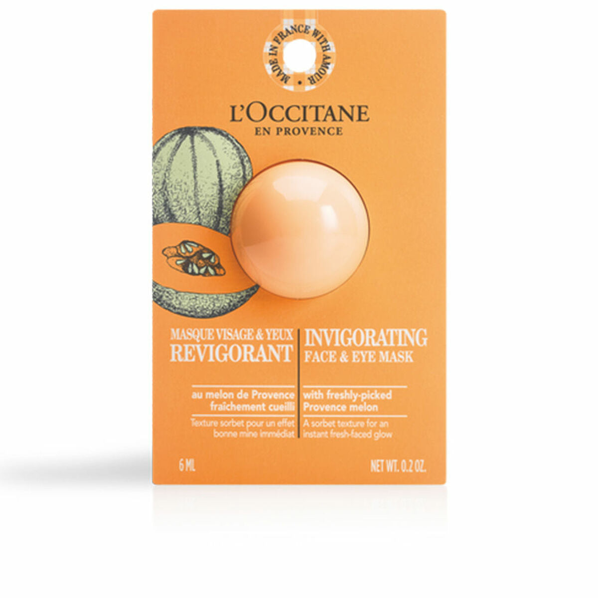 Masque revitalisant L´occitane Provence Melon 6 ml