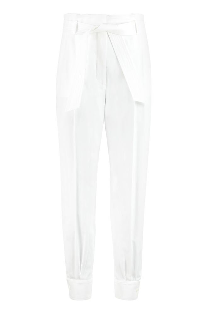 Eburnea cotton-twill bush-trousers