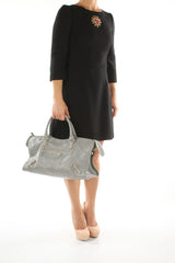 Balenciaga Handbags City Women Leather Gray