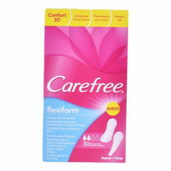 Flexible Panty Liner Flexiform Carefree Carefree (30 pcs) 30 Units