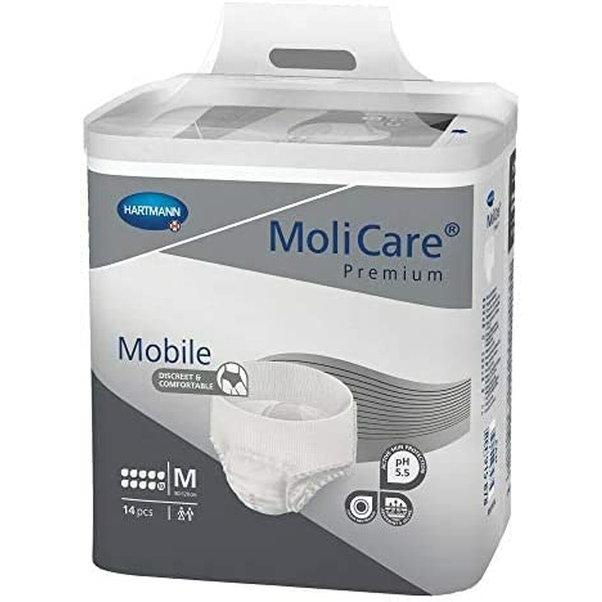 Protecteur pour Incontinence Hartmann Molicare Premium M Jetable 14 Unités