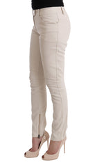 Ermanno Scervino White Slim Fit Casual Jeans