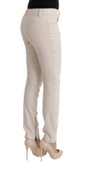 Ermanno Scervino White Slim Fit Casual Jeans