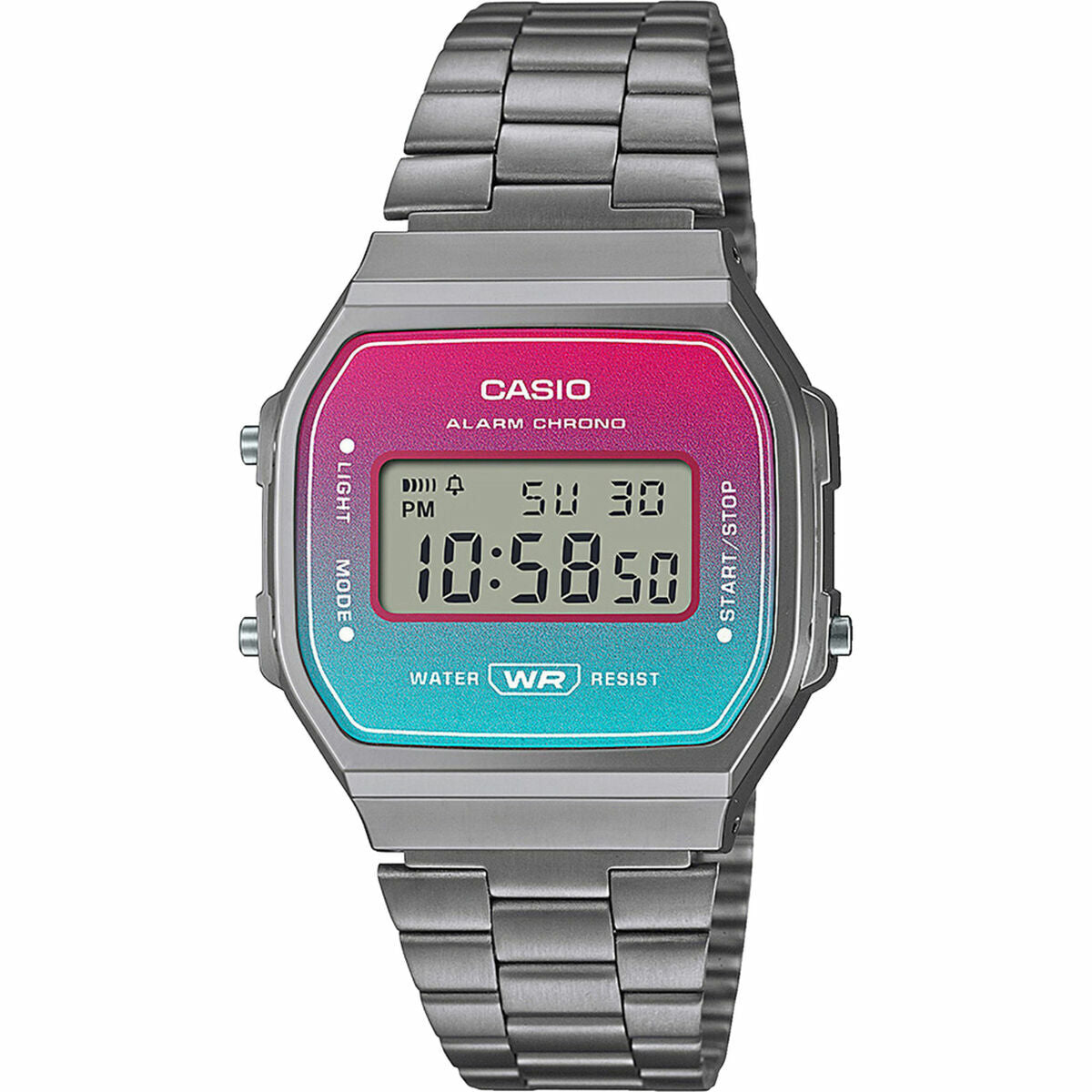 Unisex Watch Casio ICONIC - RETRO VAPORTHEME SERIE Silver (Ø 35 mm)