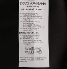 Dolce & Gabbana Gold Black Short Mini Skirt
