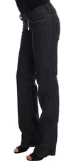 Costume National Dark Blue Cotton Classic Fit Jeans