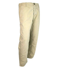 Light Brown Washed Cotton Pant Gucci Print