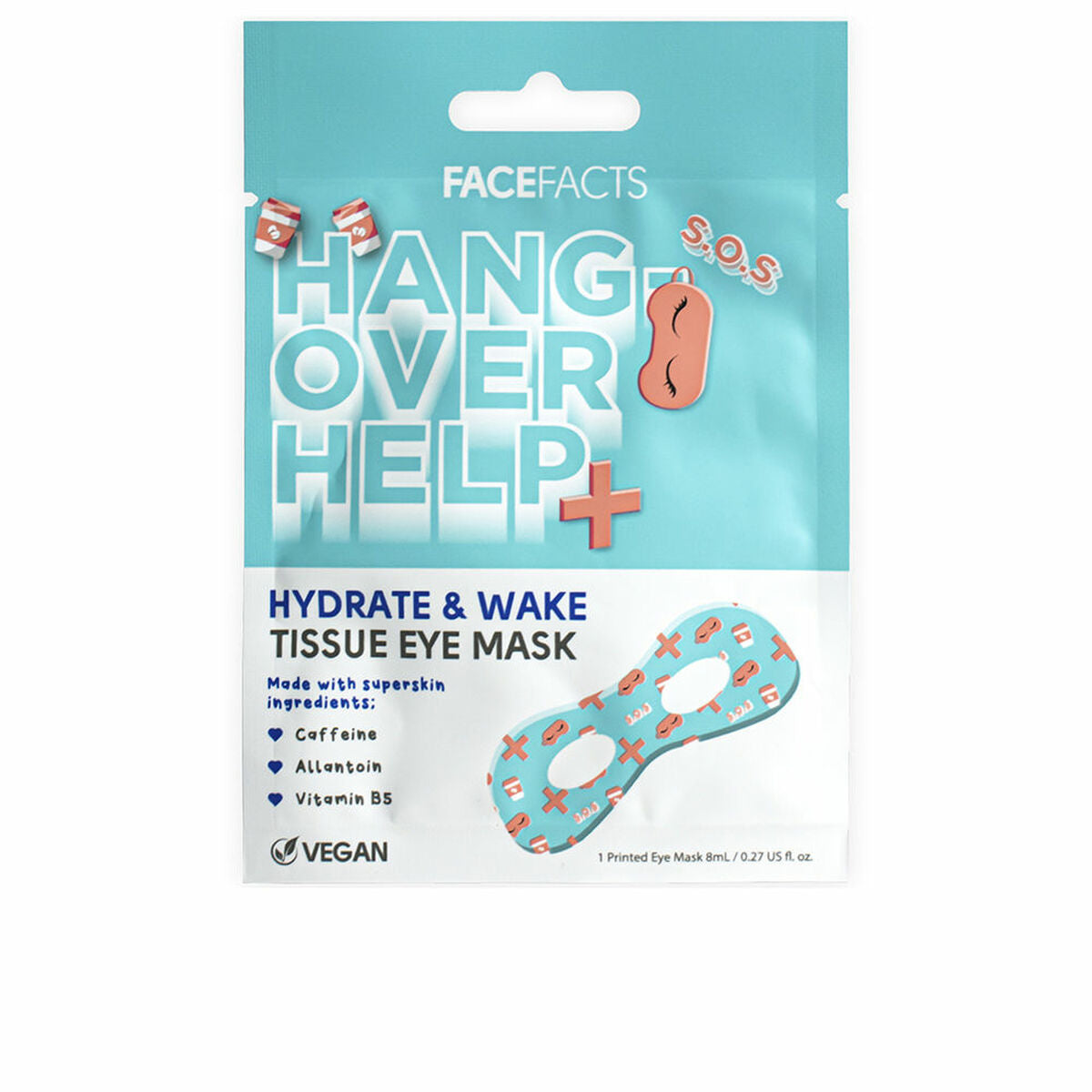 Masque facial Face Facts Hangover Help+ 8 ml