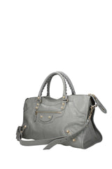 Balenciaga Handbags City Women Leather Gray