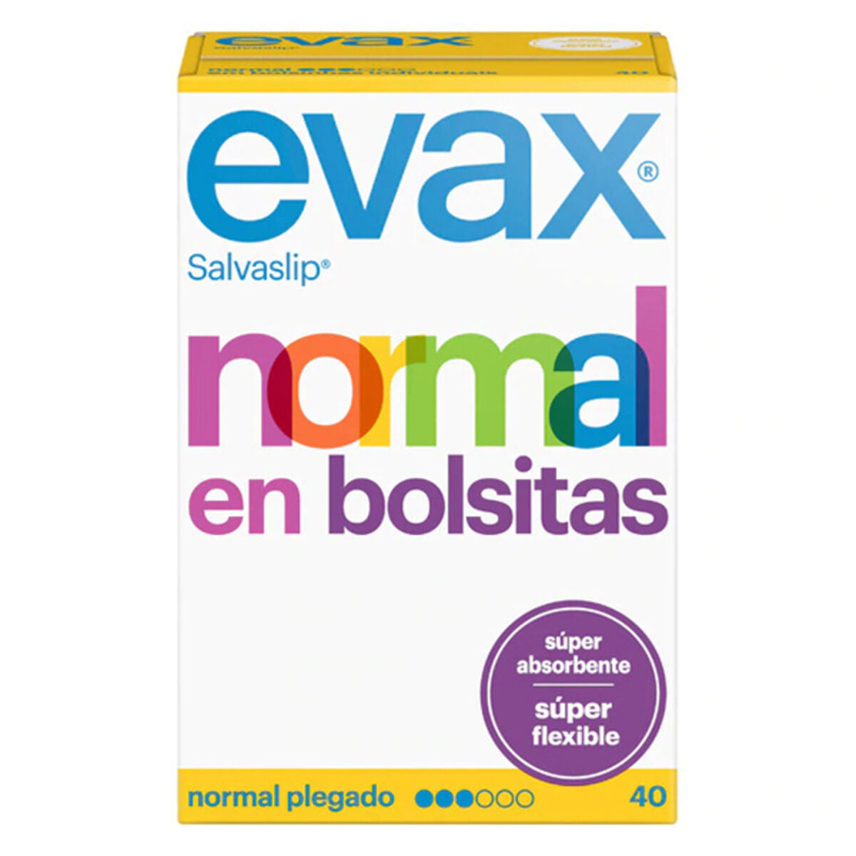 Protège-slip Normal Evax 4015400724766 (40 uds)