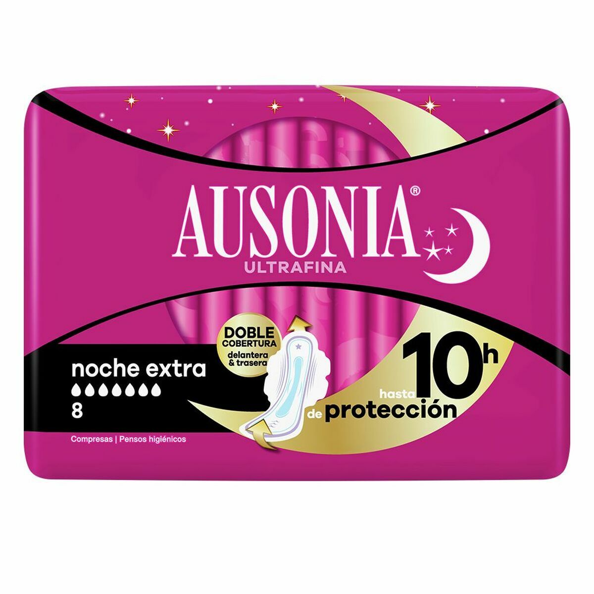 Compresses Pour la Nuit Ausonia Extra (8 uds)