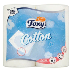 Toilet Roll Cotton Foxy Cotton (4 uds)