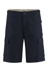 Aviation cotton cargo bermuda shorts