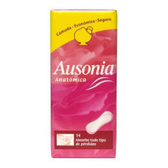 Shaped Pads Ausonia Ausonia Anatomica (14 uds) 14 Units