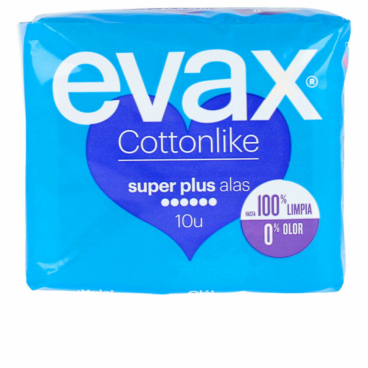 Compresses Super avec Ailes Evax (10 uds)