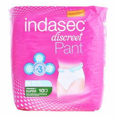 Couches pour Incontinence Pant Super Talla Mediana Indasec (10 uds)