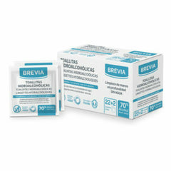 Lingettes hydroalcooliques Brevia (24 uds)