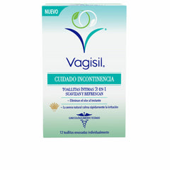 Incontinence Sanitary Pad Vagisil 12 Units