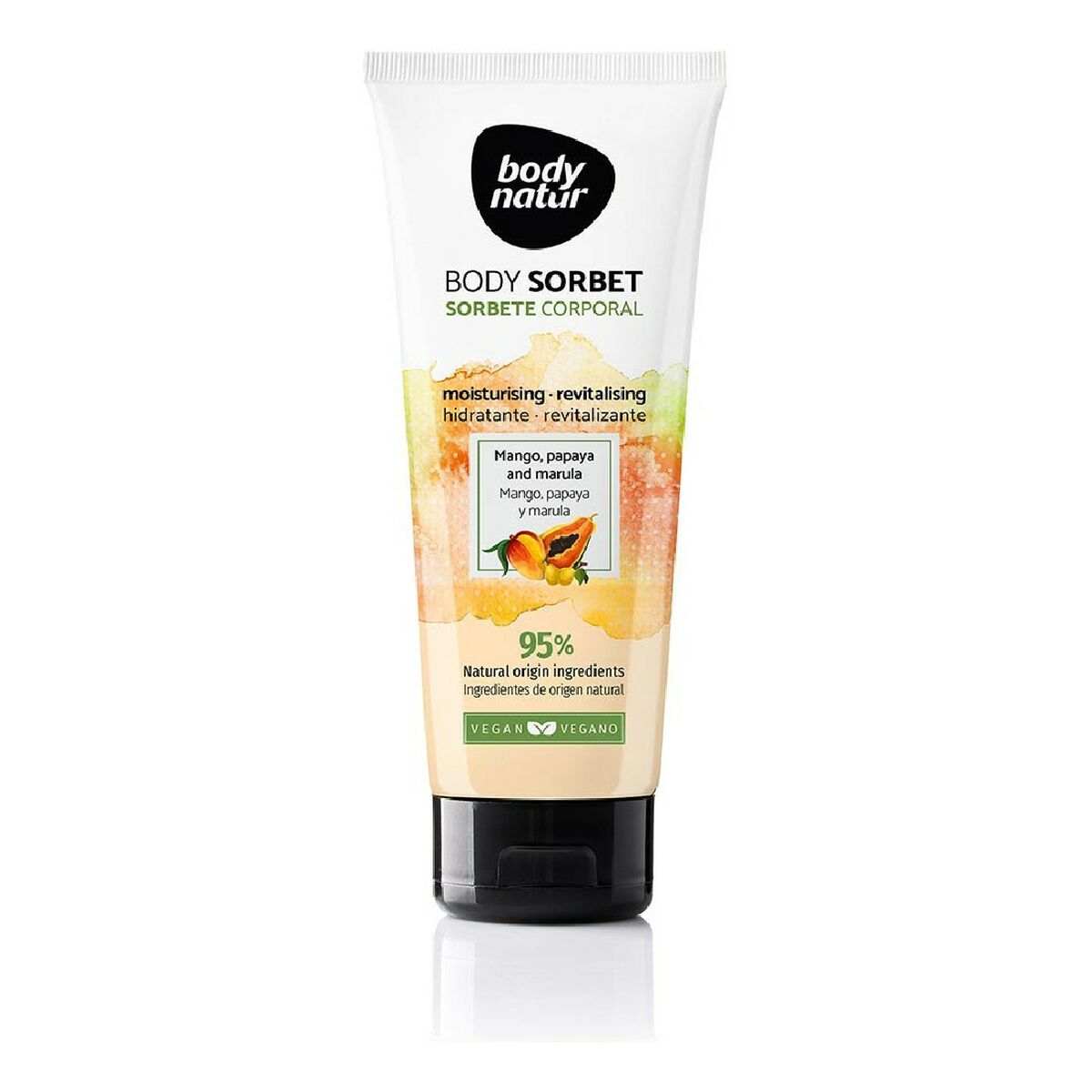 Beurre Corporel Body Sorbet Body Natur Hydratant Papaye Mangue 200 ml