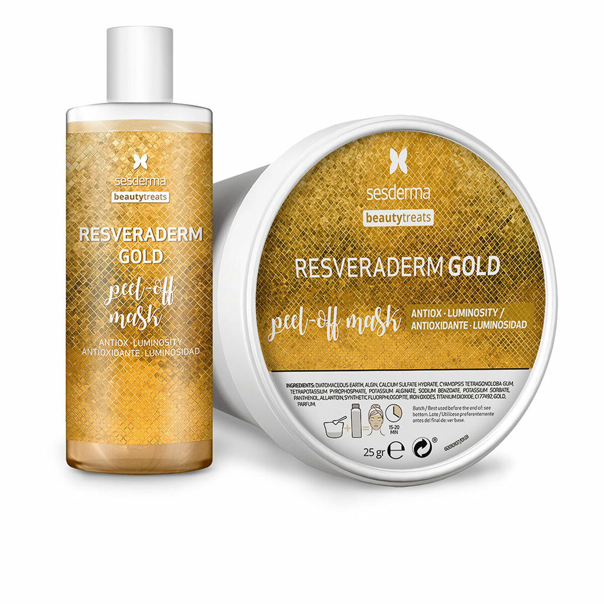 Facial Mask Peel Off Sesderma Beauty Treats Resveraderm Gold 75 ml (25 gr)