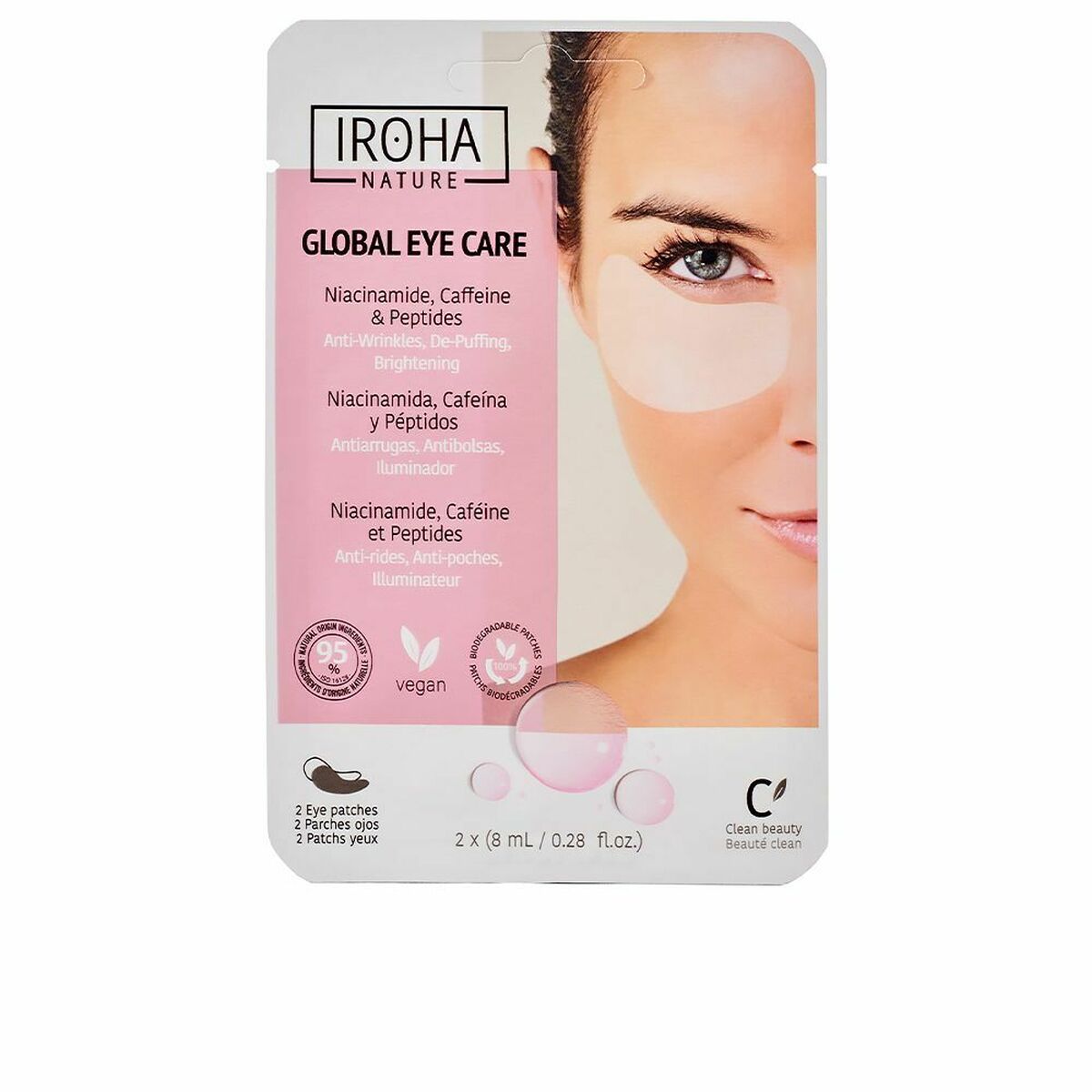 Mask for Eye Area Iroha Global Eye Care 2 Units