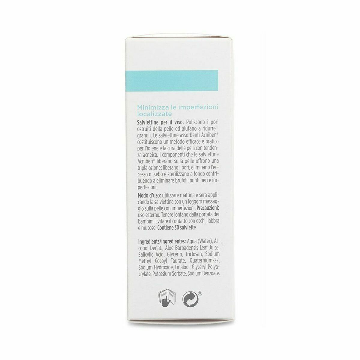 Traitement anti-imperfections Isdin Lingettes 30 ml (30 uds)