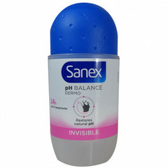 Déodorant Roll-On Sanex Dermo Invisible 50 ml