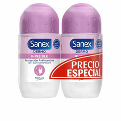 Déodorant Roll-On Sanex Invisible 2 x 50 ml