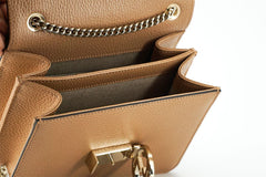 Gucci Elegant Beige Shoulder Bag with GG Snap