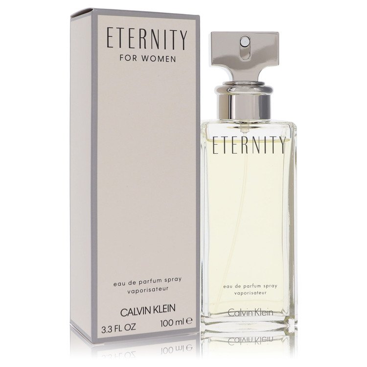 ETERNITY by Calvin Klein Eau De Parfum Spray 3.4 oz for Women