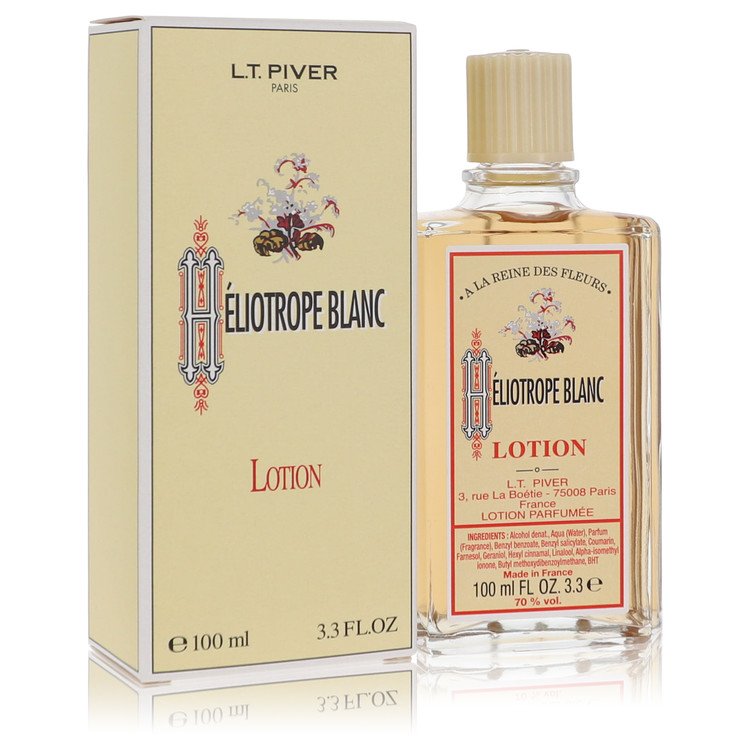 Heliotrope Blanc by LT Piver Lotion (Eau De Toilette) 3.3 oz for Women