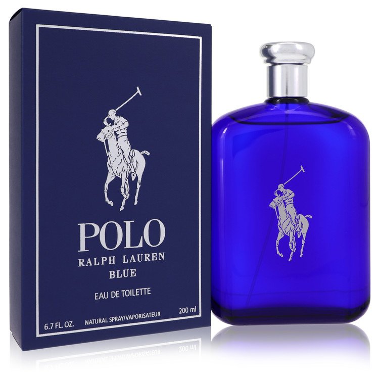 Polo Blue by Ralph Lauren Eau De Toilette Spray 6.7 oz for Men