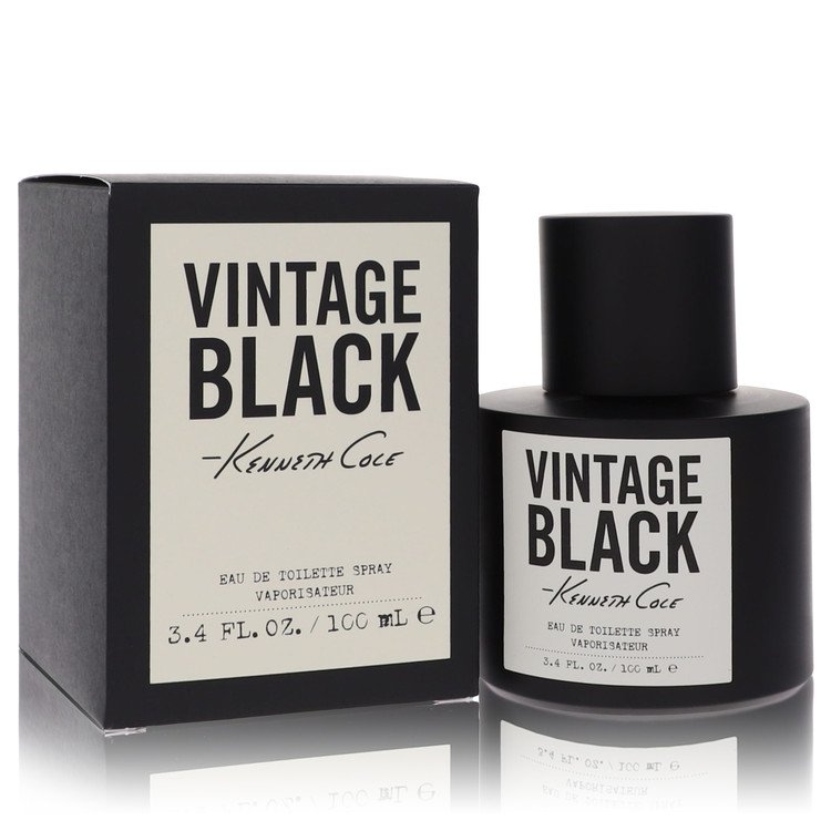 Kenneth Cole Vintage Black by Kenneth Cole Eau De Toilette Spray 3.4 oz for Men