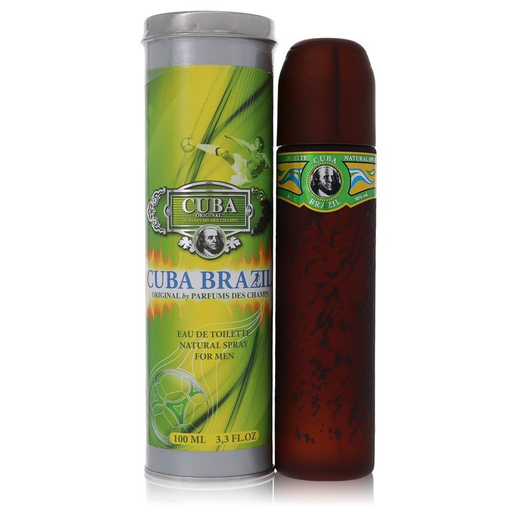 Cuba Brazil by Fragluxe Eau De Toilette Spray 3.4 oz for Men