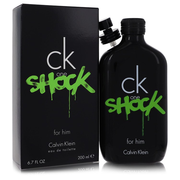 CK One Shock by Calvin Klein Eau De Toilette Spray 6.7 oz for Men