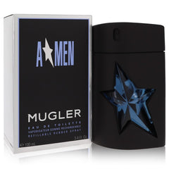 Angel by Thierry Mugler Eau De Toilette Spray Refillable (Rubber) 3.4 oz for Men