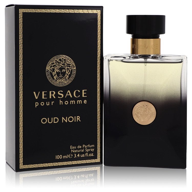 Versace Pour Homme Oud Noir by Versace Eau De Parfum Spray 3.4 oz for Men