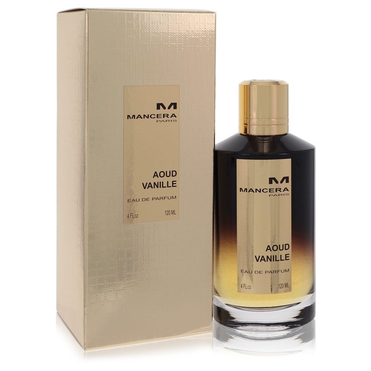 Mancera Aoud Vanille by Mancera Eau De Parfum Spray (Unisex) 4 oz for Women