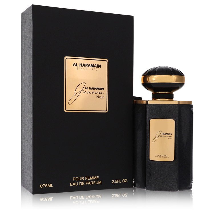 Al Haramain Junoon Noir by Al Haramain Eau De Parfum Spray 2.5 oz for Women