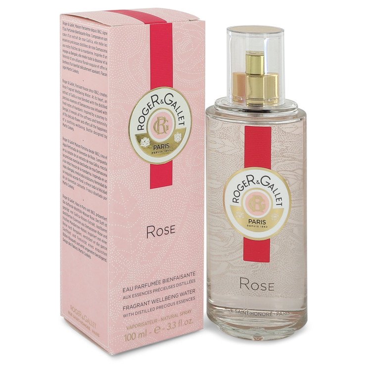 Roger & Gallet Rose by Roger & Gallet Fragrant Wellbeing Water Spray 3.3 oz for Women